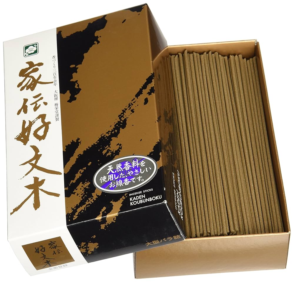 Amazon.co.jp: 香源 梅栄堂のお線香 家伝好文木 短寸大型バラ詰